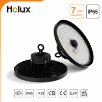 Lámpara LED High Bay UFO de 200 lm por W, con Lente de PC, IP65, IK08, 4000K, LED Liteon 5050, 7 Años de Garantía, desde Almacén en Alemania, para Fábrica