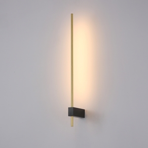 Applique murale de style luxueux à led, petite tige ultramince, <span class=keywords><strong>base</strong></span> avec texture métallique, nouveau modèle - Product Image 1