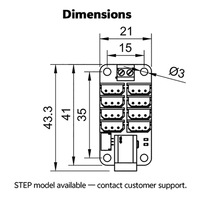 Mini Hub Servo TTL de 8 Puertos Encadenables DC5-25V con Aislamiento de Energía y Multivoltaje para Proyectos de Robots Raspberry Pi