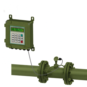 Medidor de Flujo Ultrasónico Digital OEM de Montaje en Pared con Abrazadera para Agua - Product Image 1