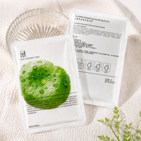 Sachet scellé sur 3 côtés en PET, VMPET, PE pour masque à la Centella, haute barrière, avec encoche de déchirement, personnalisable en usine, pour soins de la peau, OEM, QC