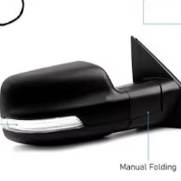Rétroviseur latéral RAM 2023 : Électrique + Chauffant + Clignotant + Lampe de courtoisie + Capteur, 9 fils