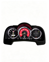 Yuefu Tableau de bord numérique pour voiture en métal de 12,3 pouces, écran LCD, compteur de vitesse, cockpit virtuel, panneau d'instruments noir, Toyota Hilux VIGO
