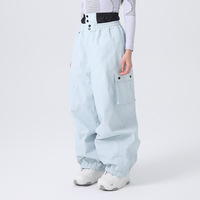 Pantalon de ski et snowboard unisexe imperméable et coupe-vent pour activités sportives en extérieur