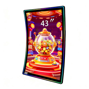 Nuevo Monitor de Pantalla Táctil Capacitiva Curva <span class=keywords><strong>C</strong></span>/J/S de 19-55 Pulgadas, Pantalla Plana para Juegos - Product Image 1