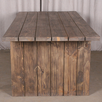 Fabrication professionnelle Prix attractif Table à manger en bois massif Style moderne