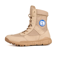 Bottes de désert unisexes, chaussures de randonnée à tige haute, résistantes au sable, respirantes, bottes tactiques ultra-légères