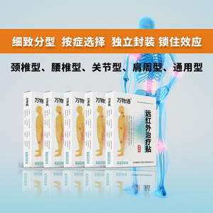 แผ่นแปะบรรเทาอาการปวดไหล่ คอ เอว ข้อต่อ ด้วยรังสีอินฟราเรดไกล วานวูตง ยาสมุนไพรแบบแผ่น OEM ODM - Product Image 3