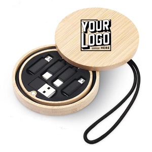 Sinh Thái Tre 6 Trong 1 Đa <span class=keywords><strong>USB</strong></span> Adapter Có Thể Thu Vào Sạc Cáp <span class=keywords><strong>USB</strong></span> Kit Nhanh Phí Truyền Dữ Liệu <span class=keywords><strong>USB</strong></span> Lưu Trữ Cáp Cho Đi Du Lịch - Product Image 5