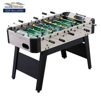Table de baby-foot mini portable en MDF S.Q.F, vente en gros d'usine, ensemble de jeu de football de table 120 cm pour enfants et adultes, usage intérieur domestique