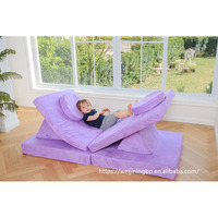 Divertido Sofá de Juego para Niños, Sofá Plegable, 8 Piezas, Muebles de Juego Imaginativos para Niños Creativos