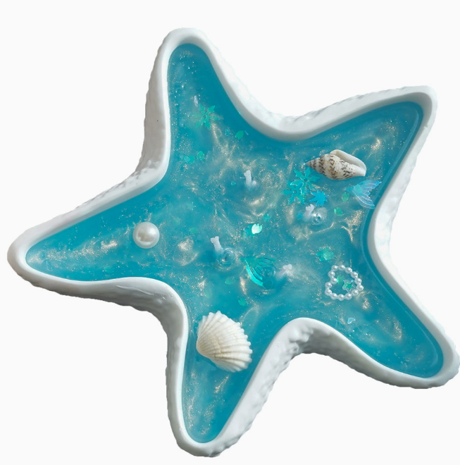 สีฟ้าอมเขียวสไตล์เปลือกหอย