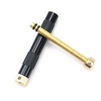 Kit de démarrage d'incendie à piston à air comprimé pour l'extérieur, outil de survie portable pour le camping, la randonnée et les situations d'urgence