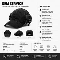 Casquette de baseball multi-poches de style cyberpunk, streetwear Harajuku, darkwear, équipement tactique, de qualité supérieure