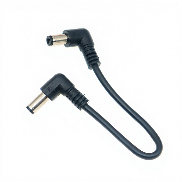 90 Degree Angle 12V Male to Male DC Plug Jack Connector 5.5x2.1mm 3.5x1.35mm 4.0x1.7mm Power Supply Extension Wire Cables