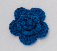 Fleurs multicolores au crochet à la main, fleurs à plusieurs couches pour accessoires vestimentaires, accessoires pour cheveux, sac, accessoires de bricolage