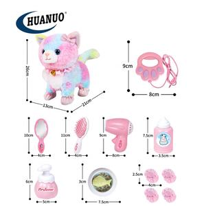 Kinder Fernbedienung Kuscheltier Spielzeug Interaktives elektronisches Gehen und Bellen Plüsch tier Katze - Product Image 6