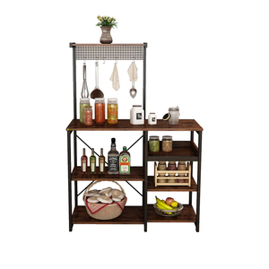 YQ Forever – support de cuisine en bois pour <span class=keywords><strong>boulanger</strong></span>, chariot à micro-ondes, meuble de cuisine - Product Image 1