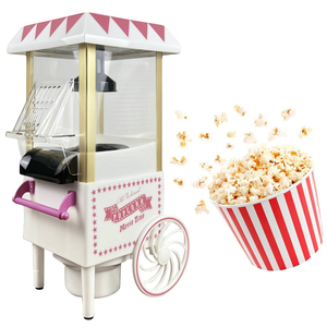<span class=keywords><strong>Machine</strong></span> <span class=keywords><strong>à</strong></span> Popcorn Électrique Style Carnaval Vintage <span class=keywords><strong>à</strong></span> Air Chaud avec Tasse Mesureuse pour Fêtes d'Enfants et Décoration Home Cinéma - Product Image 6