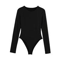 KAR & OT ZA 2024-Combinaison à manches longues et col rond pour femmes, nouvelle collection automne, 1026725