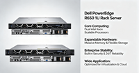 Server Rack 1U PowerEdge R650 Usato e Ricondizionato Disponibile con Consegna Rapida, Server Aziendale