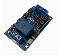 DC 5-36V 12V 24V double MOS LED relais de temporisation numérique déclencheur Cycle minuterie retard interrupteur Circuit imprimé Module de contrôle de synchronisation bricolage