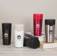 Mug isotherme sous vide en acier inoxydable à double paroi 380 ml, pour sublimation, avec couvercle, vente en gros, personnalisation du logo, maintien au froid 6-12 heures