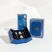 Caja de regalo de doble puerta con revestimiento personalizado de gama alta para perfumes, cosméticos, vela, BILLETERA, embalaje, venta al por mayor, marco de fotos de alta calidad