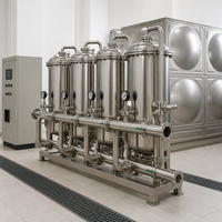 Système complet de pompage d'eau à pression constante à fréquence variable avec surpresseur, productivité de 5000 L/heure, garantie 1 an