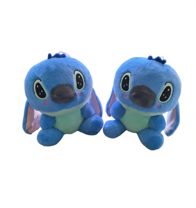 Peluche Stitch 30 cm, jouet en peluche doux pour enfants de 2 à 4 ans, unisexe, couleur bleue - Product Image 1