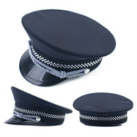 Casquette de travail portier de sécurité Performance bleu marine chapeau d'étiquette professionnelle