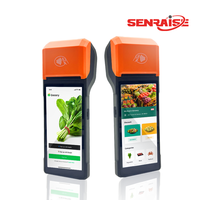 Senhaise H10P 4G 5G Android 14 5,5 дюймов все в одном, дешевая, заводская цена, портативная машина для мобильных терминалов, система Nfc Card Pos