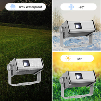 Projecteur LED Laser 13W Effet Lucioles, Étanche IP65, Points Mobiles RGB DMX512 pour Éclairage Extérieur Jardin, Paysage, Arbres, Allées et Cour