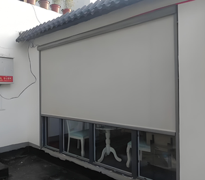 Persianas Enrollables Modernas para Interiores/Exteriores, de Aleación de Aluminio, Impermeables, Protección Contra el Viento y el Sol, para Puertas de Patio - Product Image 3