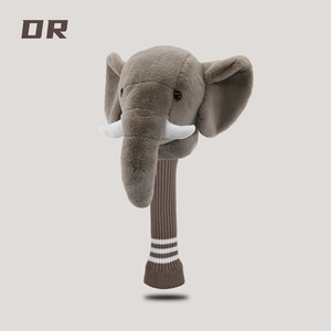 <b>Golf</b> Animal Headcover Gift Funny Plush Soft Cartoon Elephant <b>Golf</b> Head Cover Driver Knit Head Cover in Stock - Product Image 1