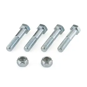4.8 8.8 10.9 12.9 Grade M6 M7 M8 Blue and White Zinc Plated Carbon Steel Galvanized Heavy Hex Head Half Thread Bolts And Nut
