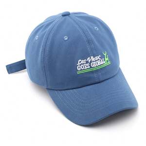 Chapeau de papa uni 100% coton bon marché, unisexe, mode, haute qualité, casquette de baseball avec logo brodé non structuré - Product Image 4