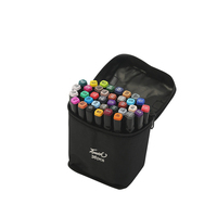 Ensemble de stylos marqueurs permanents à double pointe à base d'alcool, 120 couleurs, logo personnalisé, pour le dessin, le graffiti et l'art