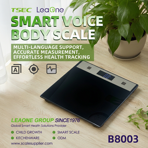 Leaone 180kg LCD Elektronische Digitale Sprechende Badezimmerwaage mit Sprachfunktion OEM/ODM Anpassbar 3,2-Zoll-Display 1G Genauigkeit - Product Image 4