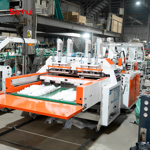 Machine de découpe à chaud pour sacs 650x2 double ligne 100-300 pièces par minute pour emballage de sacs en plastique et en papier Certifiée CE OEM ODM disponible - Product Image 2