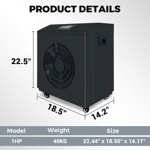 インバーター低騒音水チラーコールドプランジチラーミニWIFIオゾン小型水チラーアイスバスで最速冷却 - Product Image 2