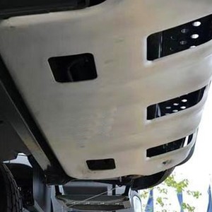 Placa protectora de chasis de aleación de aluminio blanca para motor Toyota Faw Jp Modelo D2685 - Product Image 2