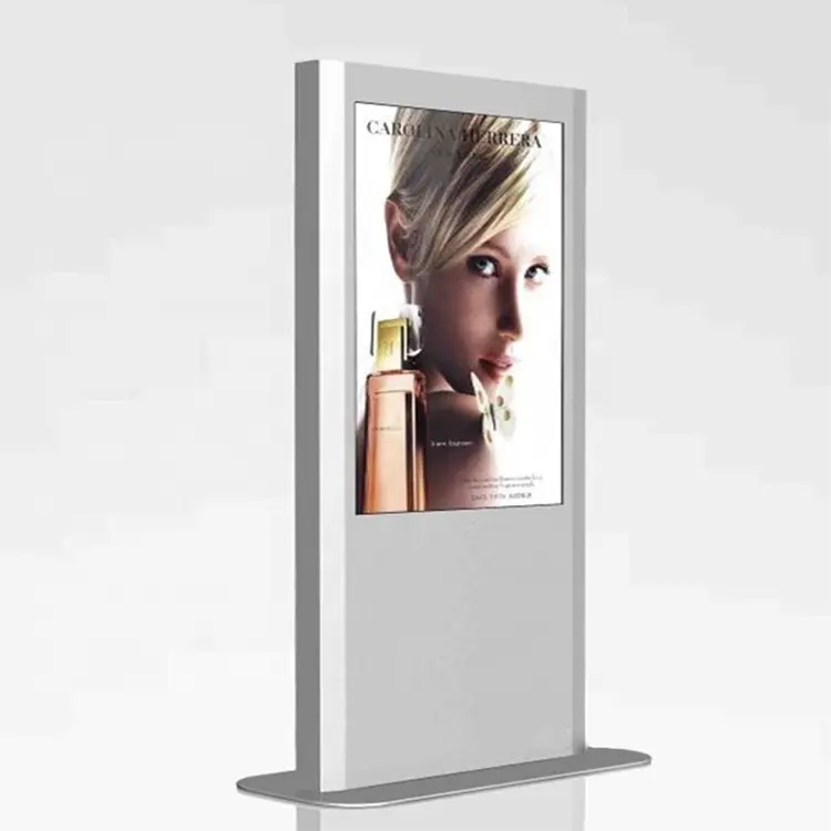 EKAA 55 inç 3000 nits açık su geçirmez tv kutusu lcd dokunmatik ekran reklam için
