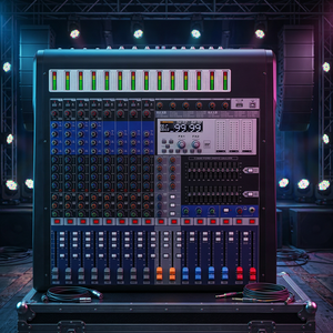 Consola mezcladora de audio profesional JS12 de 12 canales, controlador de DJ, MP3, Bluetooth, procesador dual de 99 efectos para presentaciones en escenario - Product Image 5
