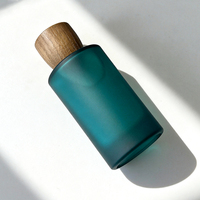 Botella de Perfume Vacía con Acabado Marmoleado, 30ml 50ml 100ml, Botella de Vidrio con Pulverizador Fino, Transparente o Esmerilada, de Lujo, con Serigrafía