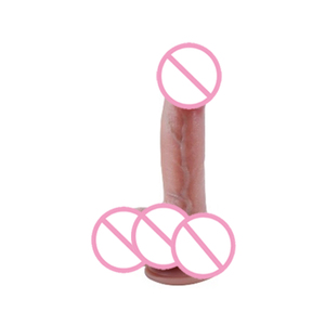 Realistischer Weicher Silikon-Dildo mit Starkem Saugnapf Lebensechte Adern Fleischgefühl G-Punkt-Stimulator Erotikspielzeug für Frauen - Product Image 3
