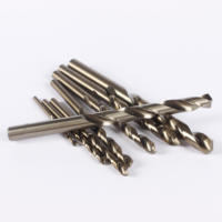 Juego de Brocas Helicoidales de Acero HSS Recubiertas de Cobalto M35 5% de Alta Calidad, Duraderas, con Acabado Ámbar, Totalmente Rectificadas, 19 Piezas, Venta al Por Mayor