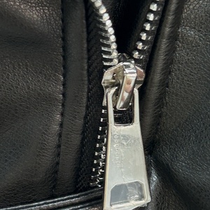 Giacca <span class=keywords><strong>in</strong></span> <span class=keywords><strong>Pelle</strong></span> da <span class=keywords><strong>Donna</strong></span> con Spalle Plissettate Personalizzabile con Cintura per Primavera e Autunno, Stile Motociclista - Product Image 6