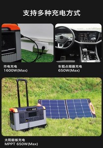 Station d'alimentation portable 3000w 5376wh Générateur solaire 5000w pour le camping - Product Image 5