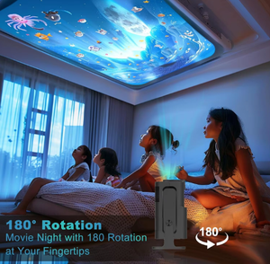 Hy320 <span class=keywords><strong>Mini</strong></span> projecteur intelligent affichage LED Android 11 projecteur vidéo de cinéma maison 720P 4K Full HD rétroprojecteur Hy320mini - Product Image 4